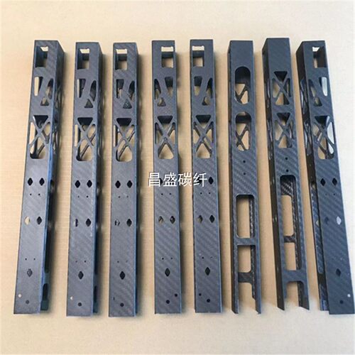 22X22X20X600MM3K碳纤维方管纯碳管多旋翼用方管碳方管碳纤管空心