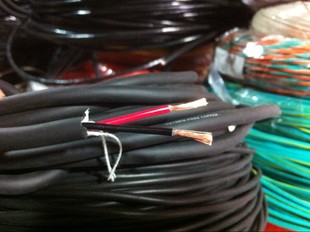 2芯1平方电线 特软 耐折电源线 护套线trvv塑料纯铜耐油耐寒