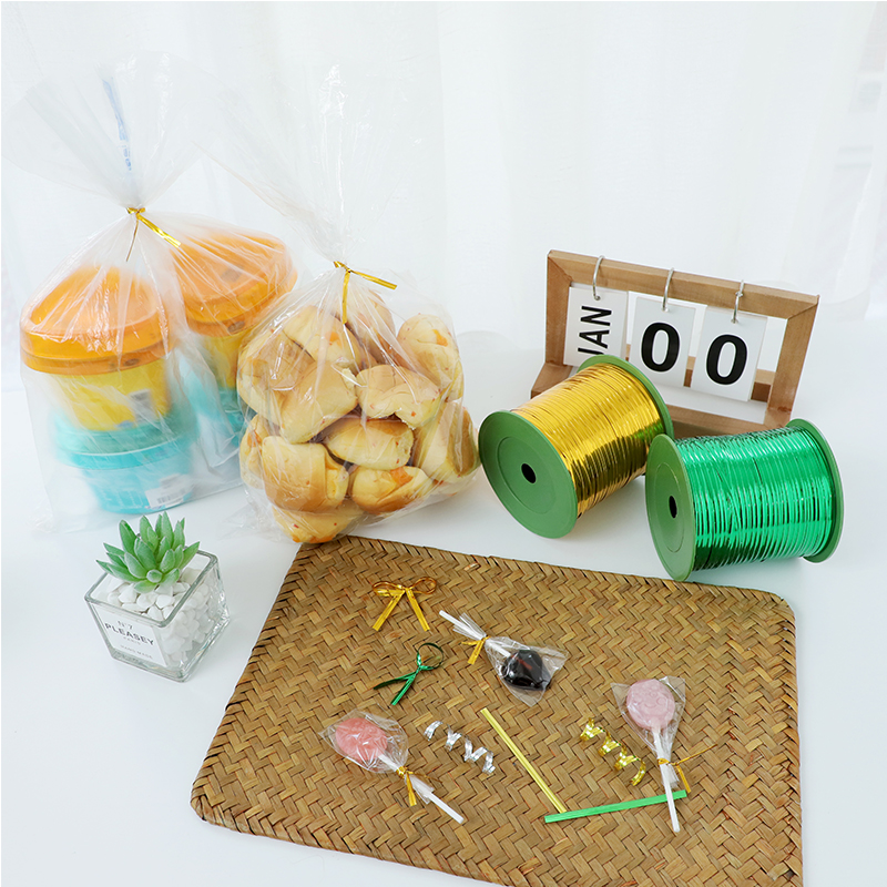 金色软扎丝铁丝扎线礼品封口