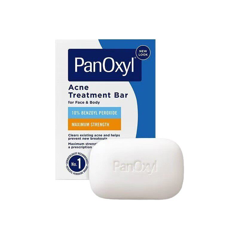 跨境美国新版Panoxyl 10%过氧化苯甲酰祛痘固体皂BPO面部身体背部图片