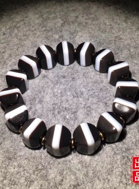 天然玛瑙药师珠手串