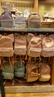 正品香港迪士尼乐园贝儿达菲露露托尼双肩背包 学生书包户外出游