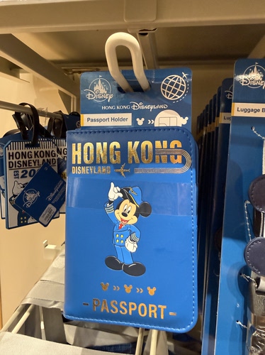 正品香港迪士尼米奇与米妮航空人员系列米奇护照夹旅行证件收纳包