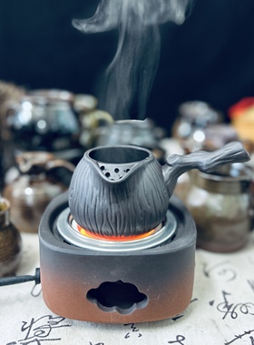 小型便携式家用电炉子甘肃罐罐茶煮茶快速熬茶加热炉子陶泥炉明火