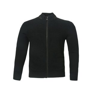 纯羊毛提花立领开衫 LONDON 男士 伦敦雾专柜正品 毛衣LW16KS211 FOG