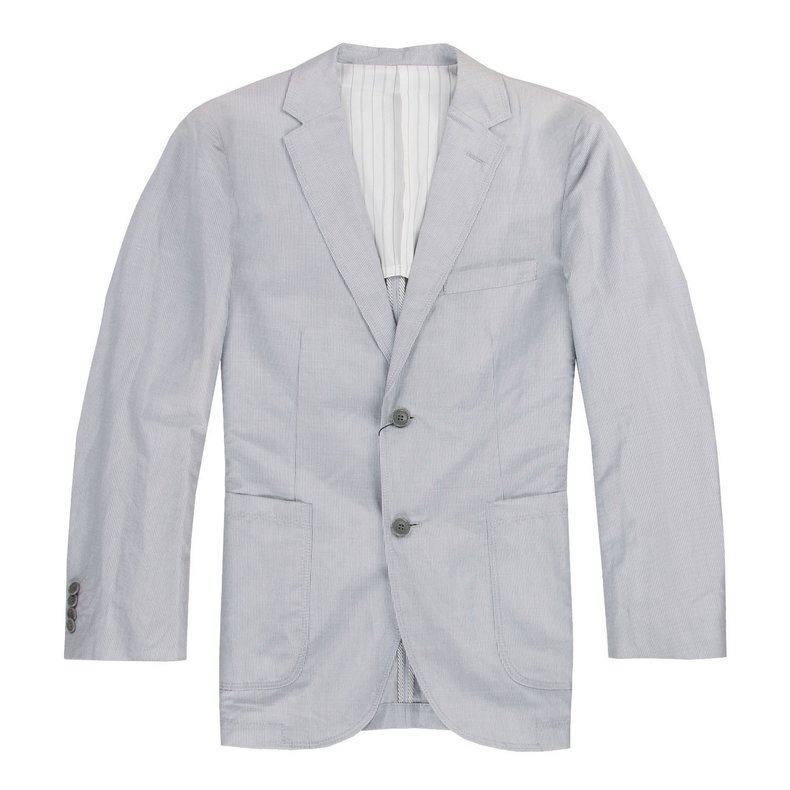 london fog/伦敦雾专柜正品男装 薄花呢外套条纹单西服ls12wb006