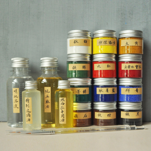 babel坦培拉套装古典油画罩染