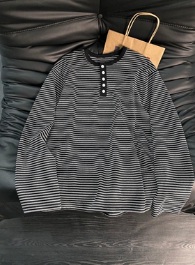 W191白底高质量条纹长袖黑色白色P39M到3Xl