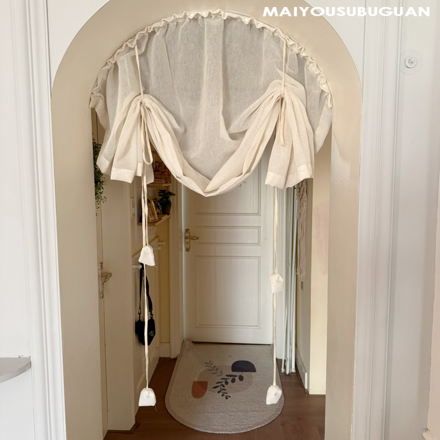 免打孔原创设计拉绳罗马帘