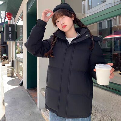 亮世秋同款羽绒服男女短款冬季2025新款加厚立领面包情侣宽松中戏