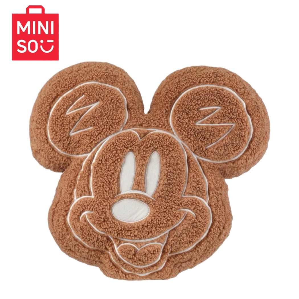 MINISO米奇姜饼人可爱抱枕圣诞