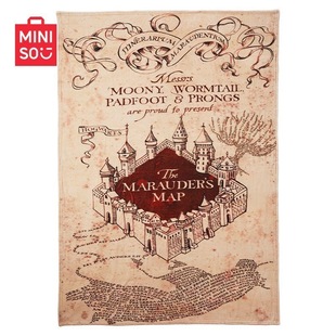 MINISO名创优品哈利波特系列活点地图毛毯休闲毯保暖舒适周边礼物