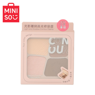 MINISO名创优品光影雕刻高光修容盘四色立体修容脸部提亮高光阴影