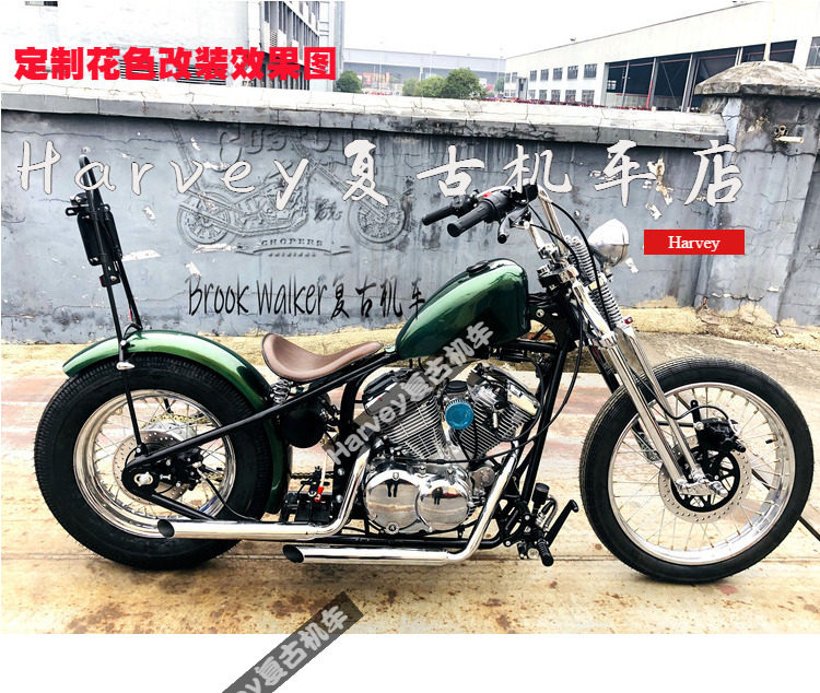 【纯色金属漆改色】油箱前后挡泥颜色改装布沃克机车摩托车哈雷