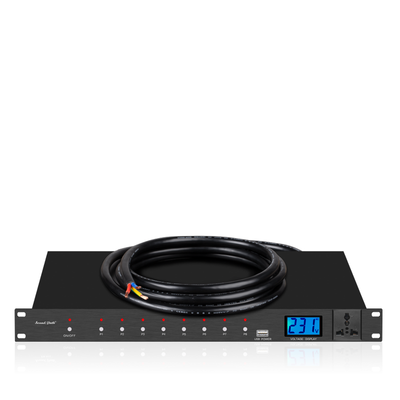 soundpath声路SX-100PRO智能8路电源时序器音响工程会议设备