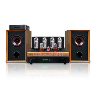 魔娜M11高端家用音响套装 大功率HiFi高保真245胆机进口二分频音箱
