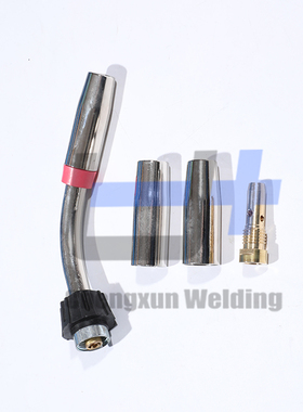 AT305LW355LW405LW气冷式焊枪万向焊枪枪头弯管配件