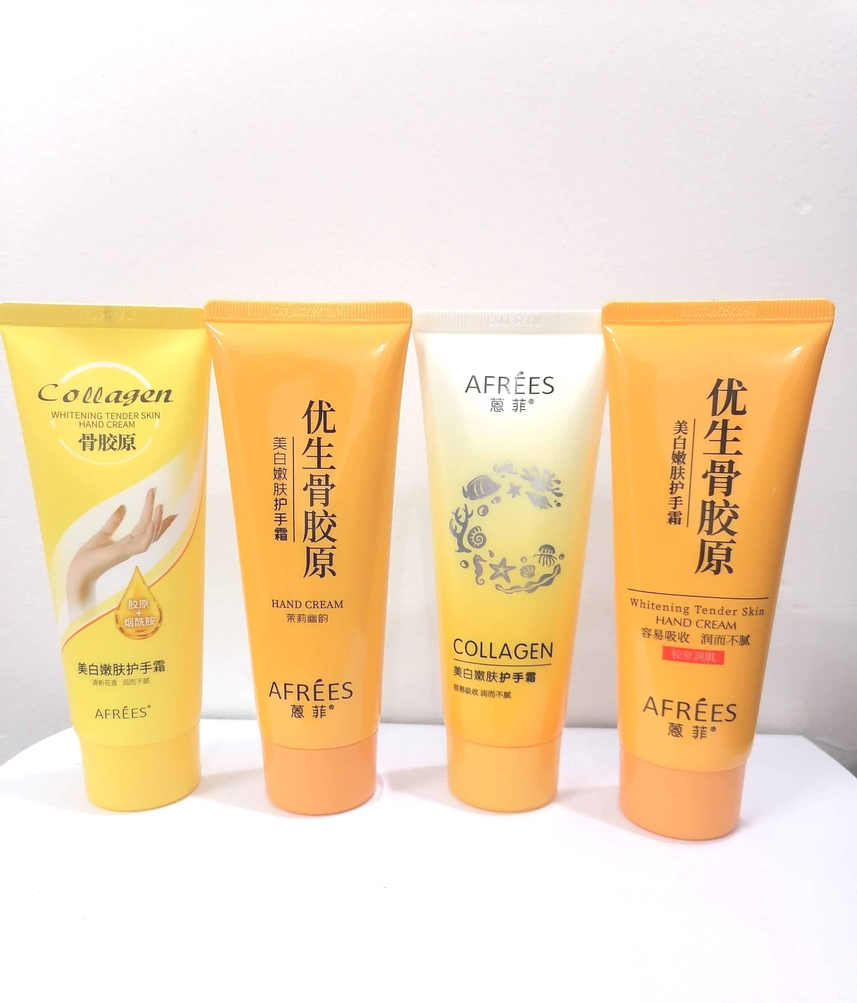 蒽菲骨胶原美白嫩肤护手霜润玉手膜不油保湿干裂舒滋润鎏香冬肌肤