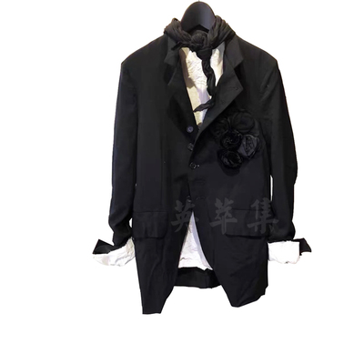 工匠西装外套围巾修身