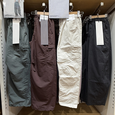 高腰束脚伞兵裤工装裤女483001