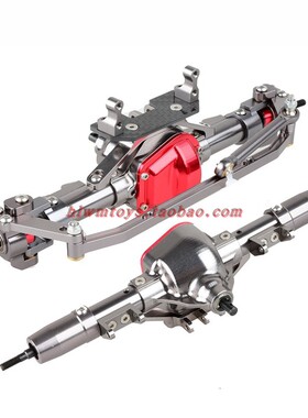 1:10攀爬车车桥SCX-10传动轴313轴距金属前后桥总成90035升级配件