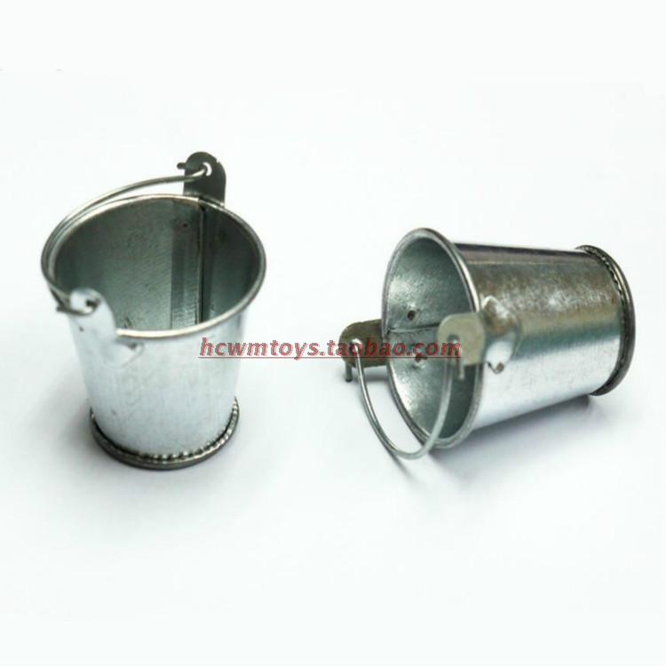 D90 SCX10心情场景装饰配件中号铁皮水桶