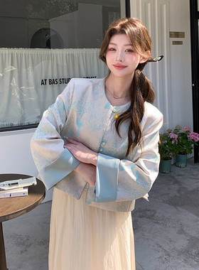 主推大量现货25春装新款新中式国风外套女2D044-715-P165-K248