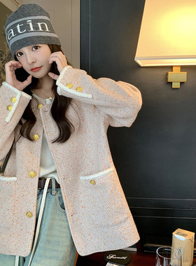 【爆款主推】定制面料满天星小香外套【加棉】D9906 P155 K238