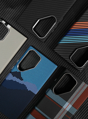 三星S24手机壳新款超薄凯夫拉600D磨砂S25Ultra碳纤维铝合金镜头框Glaxys23u商务高级感23内置磁吸保护套