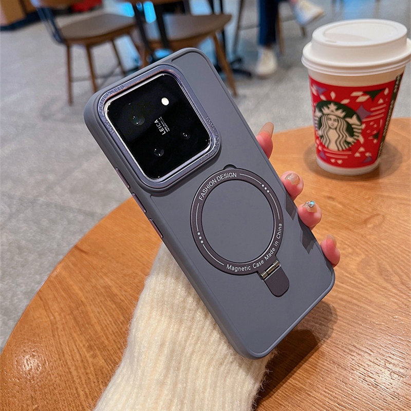 支点磁吸适用于小米14手机壳小米15Pro液态硅胶xiaomi新款防摔保护套13高级感超火支架壳13por网红超薄外壳