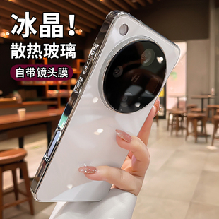 适用于oppofindx8手机壳新款findx8pro带镜头膜ultra系列散热电镀钢化玻璃全包防摔外壳findx8s高级感保护套