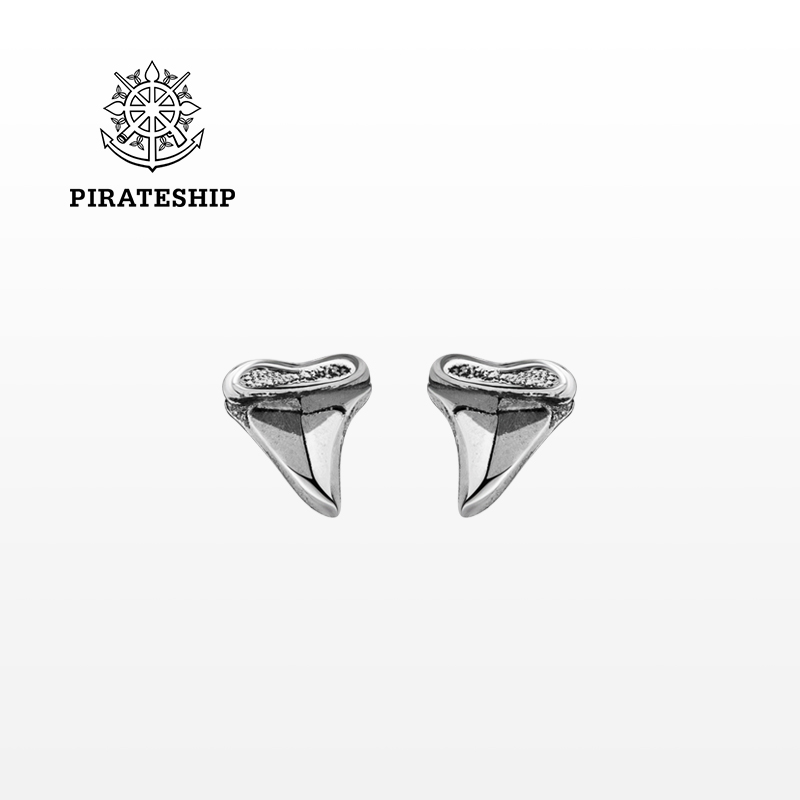 海盗船银饰耳钉女个性设计耳饰