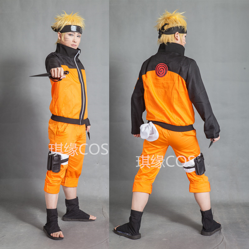 Cosplay mens Naruto Naruto - Naruto 2 - fast wind version of Naruto cos Naruto