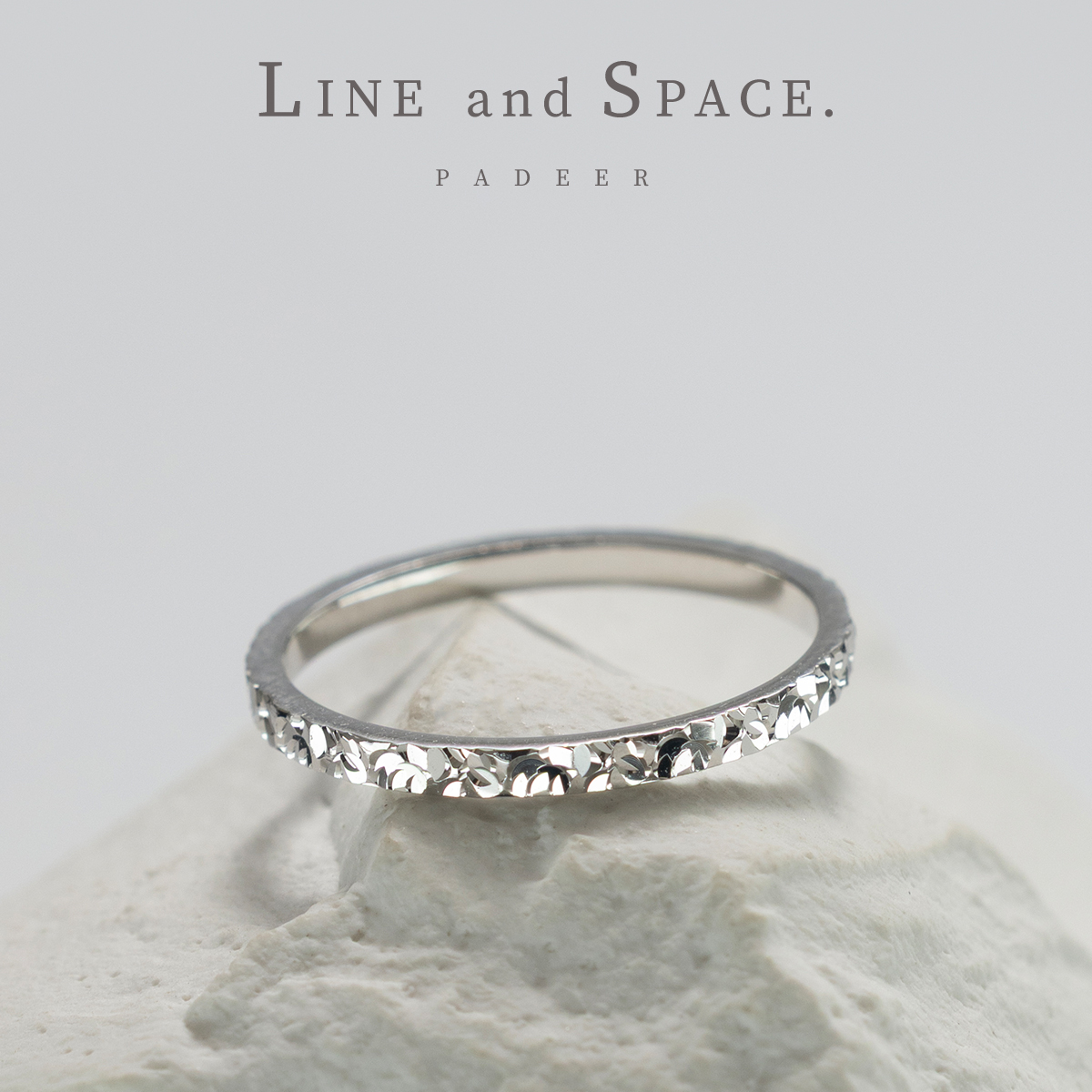 S925纯银1.5mm宽闪亮碎碎冰戒指女 小众设计高级感尾戒叠戴关节戒