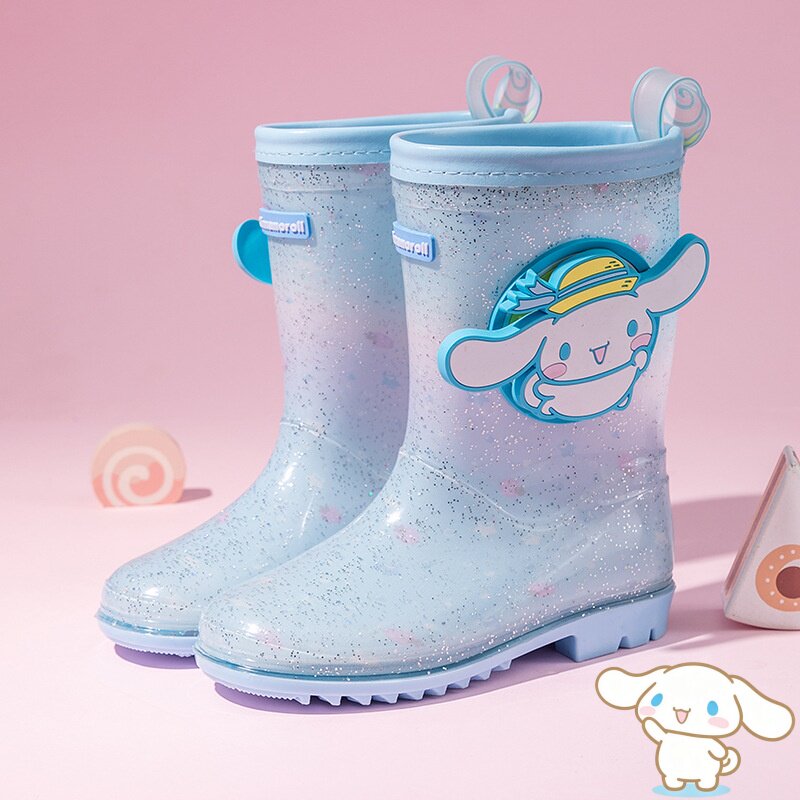 玉桂狗儿童雨鞋小学生专用防滑