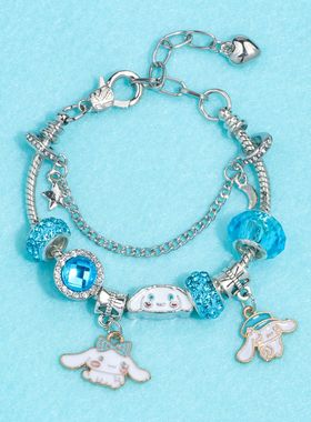 玉桂狗女孩串珠手链高颜值手饰