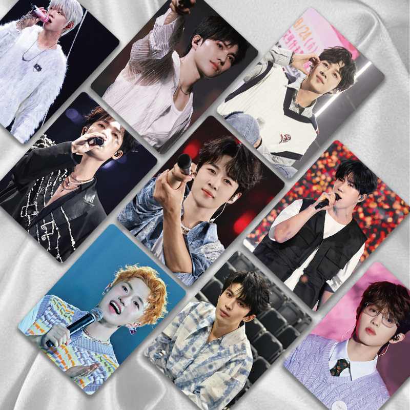 2025款十个勤天小卡盒装50张种地吧明星周边镭射卡片明信片Lomo卡