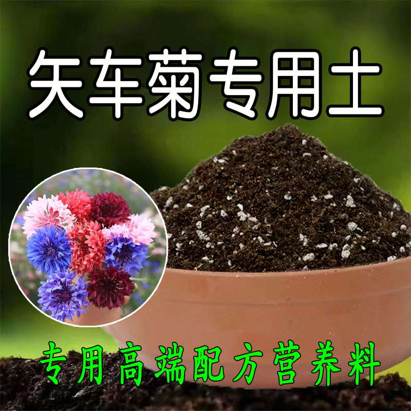 矢车菊专用土营养土生根养花通用型土壤营养土种植土壤腐殖土肥料