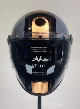 铜箔酷哥3C认证摩托车头盔电动车Veldt安全盔通用越野机车盔