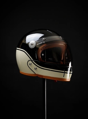 BAAK全盔VELDT复古风摩托车头盔男女机车巡航头盔国标3c认证夏季