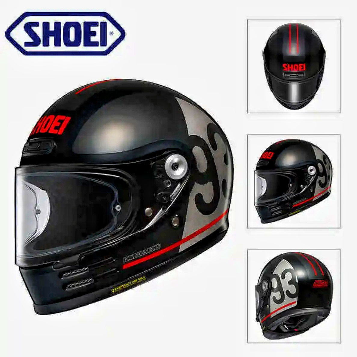 日本SHOEI头盔GLAMSTER复古巡航攀爬骑行哈雷拿铁摩托车全盔四季