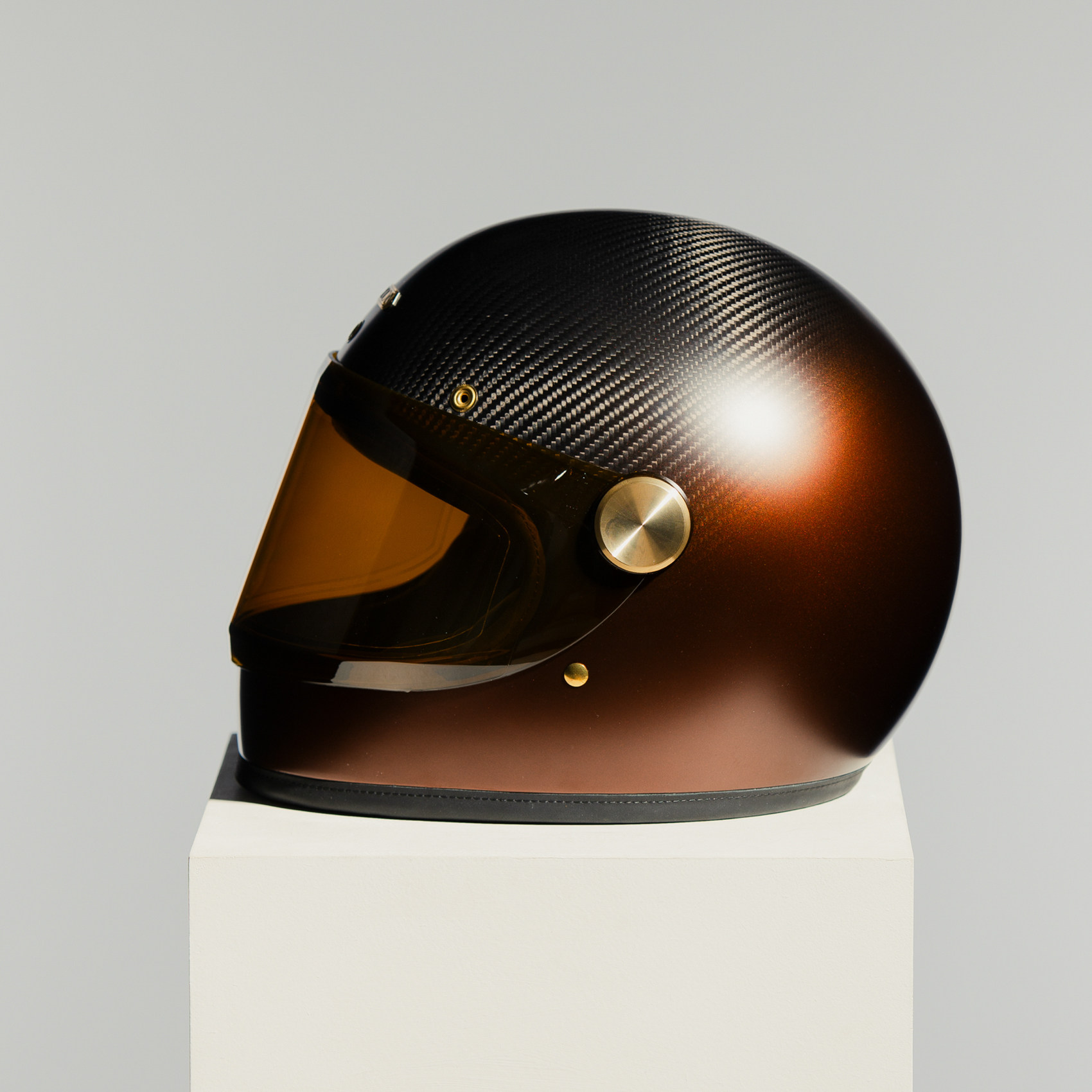 HEDON黑豆3.0 埃姆斯碳纤维摩托车头盔凯旋哈雷印第安全盔男女