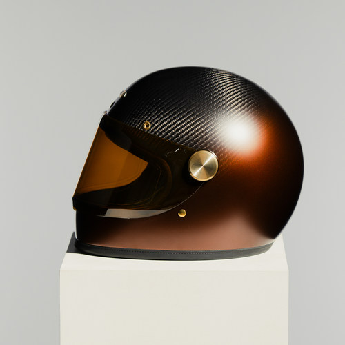 HEDON黑豆3.0 埃姆斯碳纤维摩托车头盔凯旋哈雷印第安全盔男女