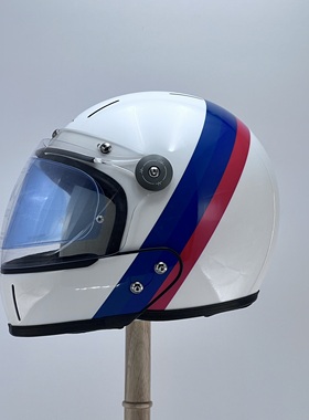 现货bmw赛车头盔全覆式VELDT摩托车头盔黑色3c认证机车电动车盔