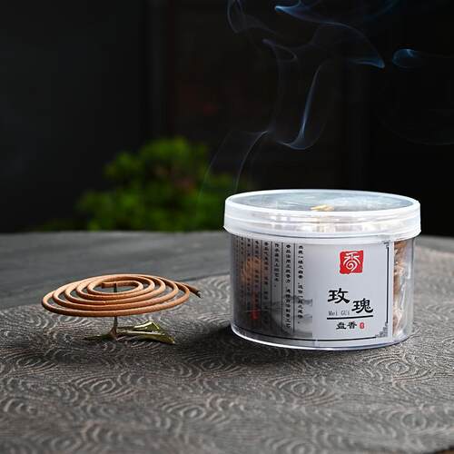 天然香薰香道檀香沉香艾草桂花清新室内香居家盘香净化空气玫瑰香