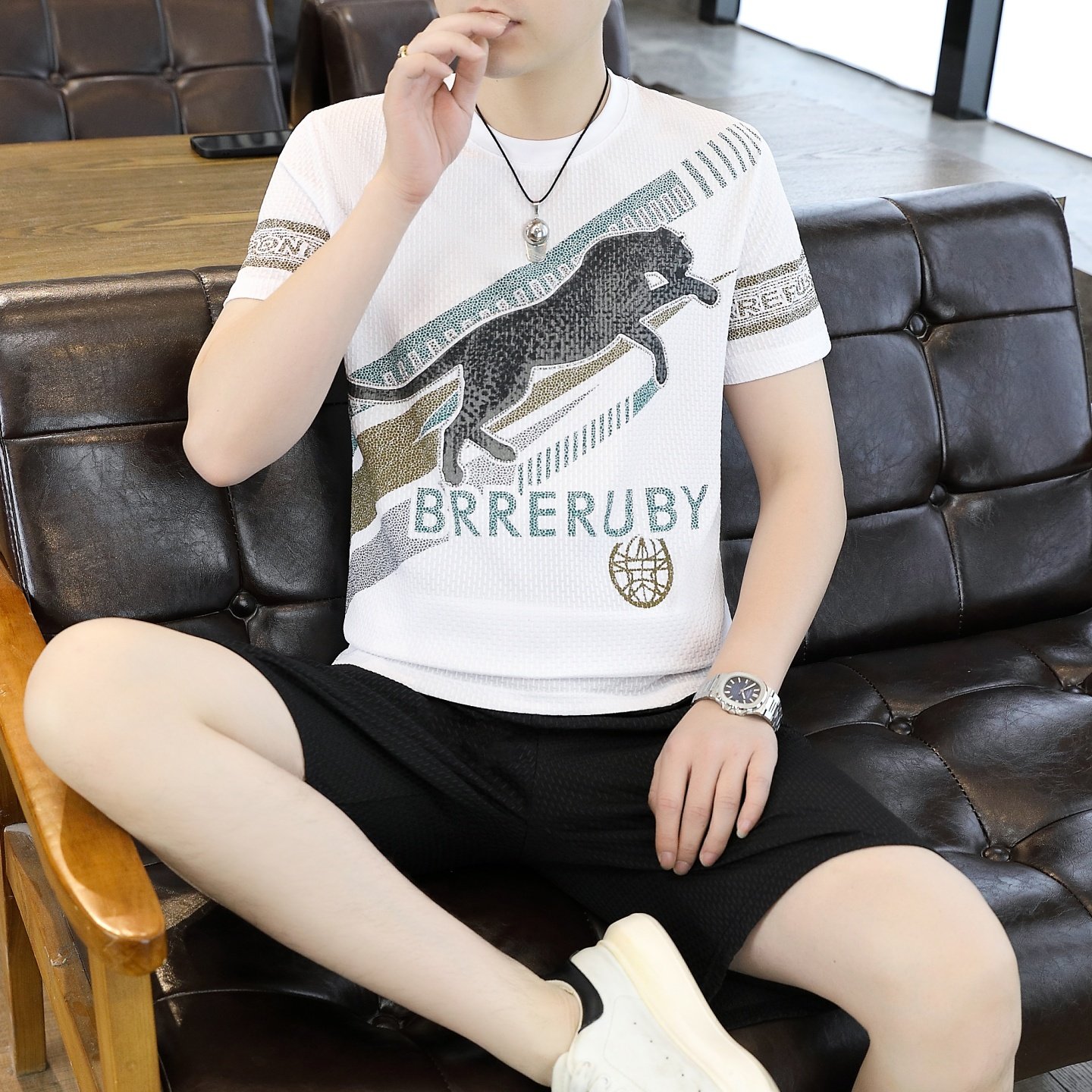 夏季薄款冰丝睡衣男短袖短裤一套宽松休闲家居服可外穿两件套套装,女士内衣/男士内衣/家居服,睡衣/家居服套装,淘宝优惠券,粉丝福利购,淘宝优惠卷