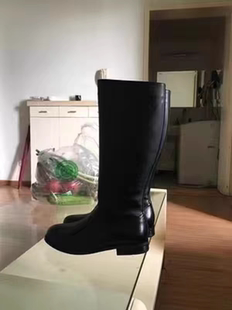 男女皮靴男鞋COSPLAY动漫游戏骑马靴仪仗队长靴马丁靴子加棉高筒