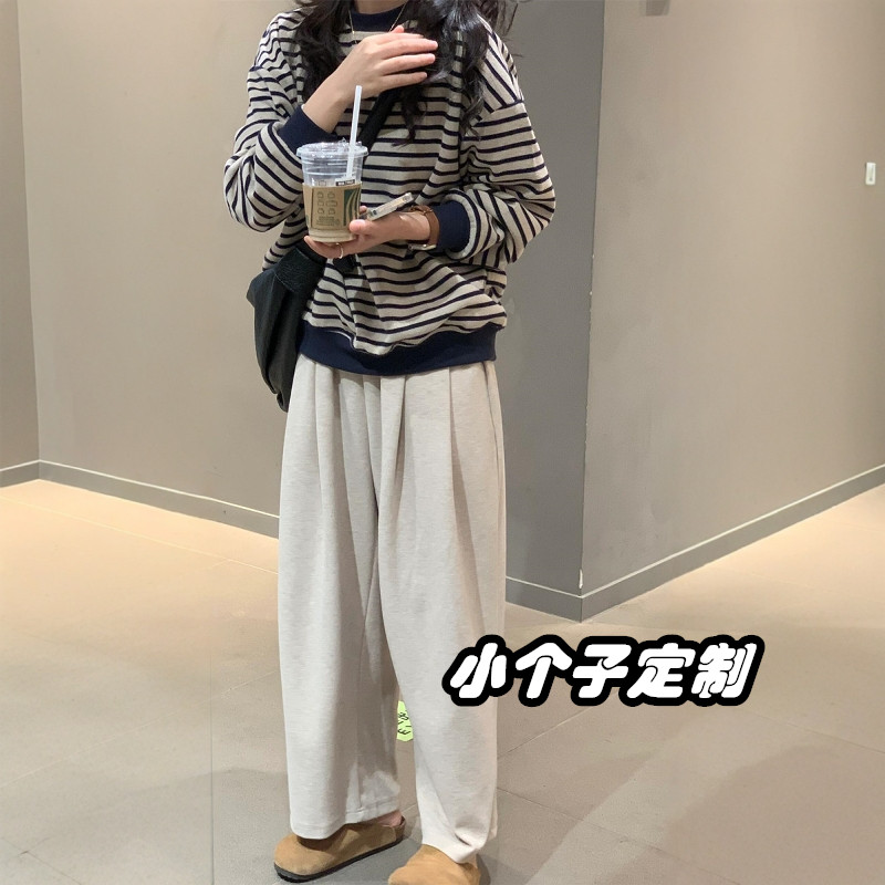 150小个子穿搭巨好看一整套阔腿裤套装女2025秋季新款卫衣两件套