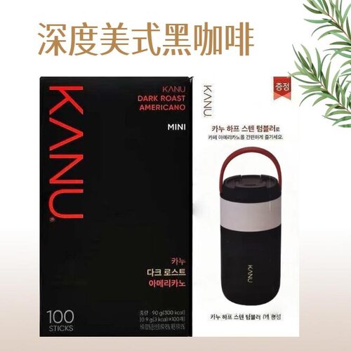 咖啡无蔗糖进口纯咖啡kanu韩国