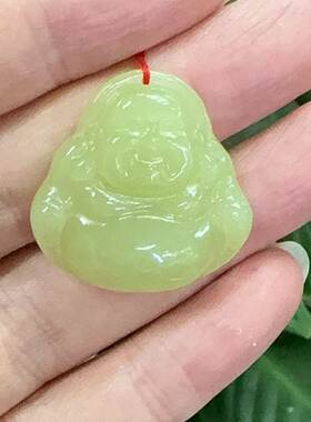 永喜玉器和田玉黄玉挂件佛细腻